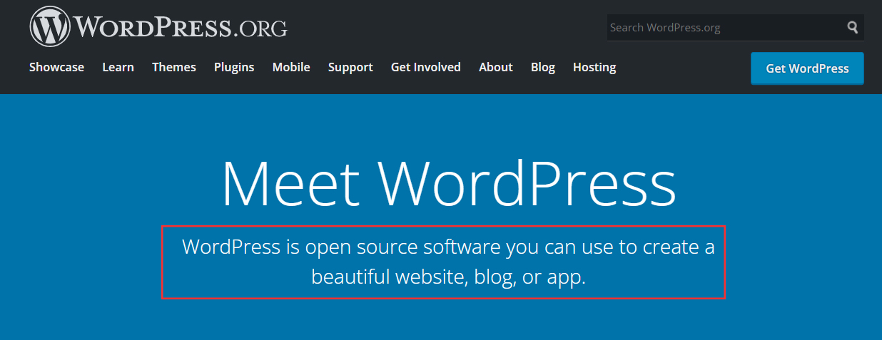 wordpress is open source software you can use to create a beautiful website, blog, or app.